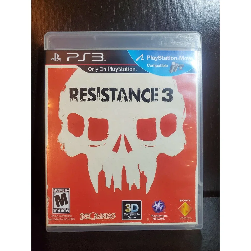 Resistance 3 (Sony PlayStation 3, PS3, 2011) CIB Complete w/ Manual VERY GOOD.